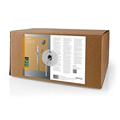 Nedis CCBG8528GY305 Netwerk Kabel Rol Cat6 Stranded S/ftp Koper 305.0 M Binnenshuis Rond Lszh Grijs Gift Box Nedis CCBG8528GY305 Netwerk Kabel Rol Cat6 Stranded S/ftp Koper 305.0 M Binnenshuis Rond Lszh Grijs Gift Box
