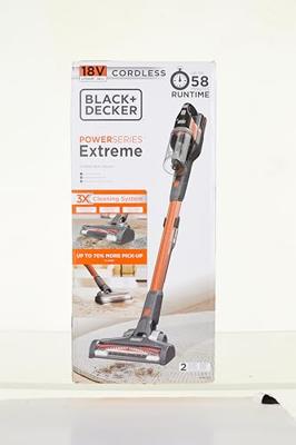 Black & Decker BHFEV182C-QW steelstofzuiger & elektrische bezem 2-in-1-steelstofzuiger Batterij/Accu Droog Zakloos Oranje, Titanium 2 Ah Black & Decker BHFEV182C-QW steelstofzuiger & elektrische bezem 2-in-1-steelstofzuiger Batterij/Accu Droog Zakloos Oranje, Titanium 2 Ah