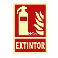 Bord Normaluz Extintor PVC - thumbnail