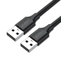 Ugreen 10311 USB-kabel USB 2.0 2 m USB A Zwart, Goud - thumbnail