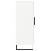 Dressoir 69,5x34x90 cm bewerkt hout wit - thumbnail