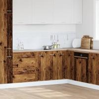 Onderkast Lyon 60x46x81,5 cm bewerkt hout oud houtkleurig - thumbnail