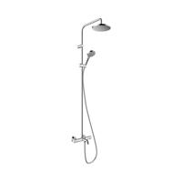 Showerpipe HansGrohe Vernis Blend EcoSmart Met Badthermostaat Chroom - thumbnail