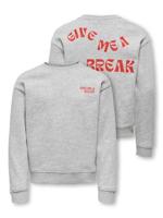 Kids ONLY winter sweater meisjes - grijs - KogCamine - regular fit - thumbnail