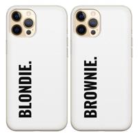 Siliconen best friends hoesjes - Blondie & brownie - thumbnail