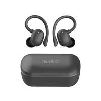 In-ear Bluetooth oordopjes Muvit G95 Zwart - thumbnail