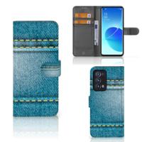 OPPO Reno 6 Pro Plus 5G | Wallet Case | met Pasjes | Jeans - thumbnail