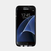 Tech21 Impact Shield Self Heal displaybeschermfolie zelfherstellend slagvast schokbestendig voor Samsung LG G5 - transparant, Evo Frame., Samsung Galaxy S7 Edge, Smokey/zwart - thumbnail