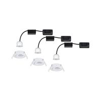 Paulmann 94293 EBL Nova mini Coin LED-inbouwlamp Set van 3 stuks LED LED 4 W Wit - thumbnail
