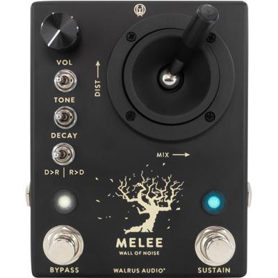 Walrus Audio Melee Black - Wall of Noise - reverb / distortion met joystick