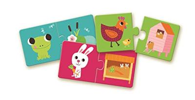 Duo puzzel Habitat - DJECO meerkleurig