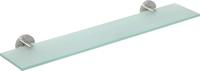 Glazen Planchet Sapho X-Steel 60x5.5 cm Geborsteld RVS - thumbnail