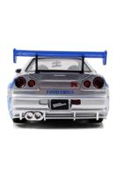 Jada Fast and Furious Brians 2002 Nissan Skyline GT-R R34 - 1:24 - thumbnail