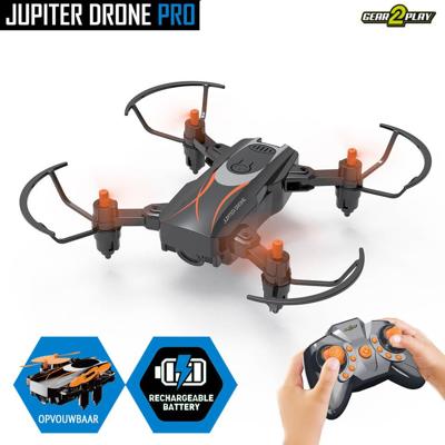 Gear2Play Jupiter Drone Pro Zwart/Oranje Gear2Play Jupiter Drone Pro Zwart/Oranje