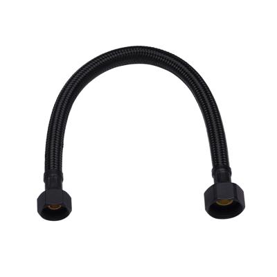 Flexibele Aansluitslang BWS Nylon Slang 1/2" x 3/8" Mat Zwart Boss & Wessing Flexibele Aansluitslang BWS Nylon Slang 1/2" x 3/8" Mat Zwart Boss & Wessing