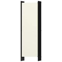 Kamerscherm met 6 panelen 300x180 cm crmewit - thumbnail