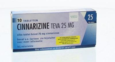 Cinnarizine 25mg 10 Tabletten