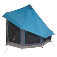 VidaXL Familie tipi tent tipi met dak blauw 404 x 370 x 270 cm - thumbnail