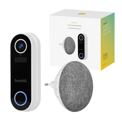 HOMBLI Smart Doorbell Pack Slimme deurbel Wit HOMBLI Smart Doorbell Pack Slimme deurbel Wit