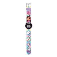 Accutime Gabby's Dollhouse LED Horloge Rond - thumbnail