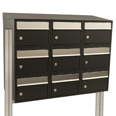 Stoer! Brickset 3-Breed, 3-Hoog Met Dak Op Statief Zwart - 40215070_3x3ds Stoer! Brickset 3-Breed, 3-Hoog Met Dak Op Statief Zwart - 40215070_3x3ds