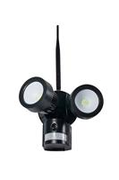 Technaxx IP-camera HD outdoor bewakingscamera met LED-schijnwerper TX-83, PIR bewegingsmelder en 2-weg talk - thumbnail