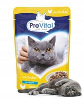 PREVITAL Chicken in gravy - nat kattenvoer - 100g - thumbnail