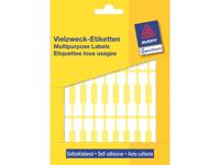 Etiket Avery Zweckform 3335 49x10mm wit 924stuks - thumbnail