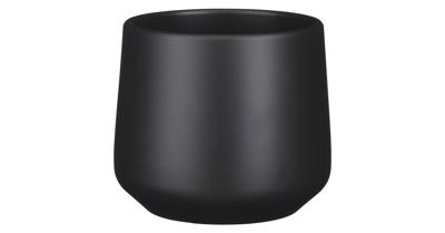 Mica Decorations Bloempot - grijs - mat - keramiek - H14|D15,5 cm