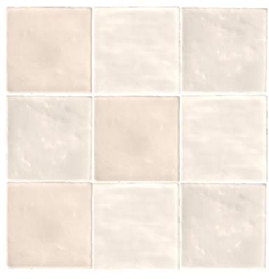 Wandtegel Terre D&apos;Azur Maroc 11,5x11,5cm beige mix glans