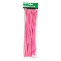 Creativ Company Chenille roze 30cm, 50st. - thumbnail