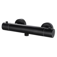 BWS Douchekraan Thermostatische Janero Mat Zwart - thumbnail