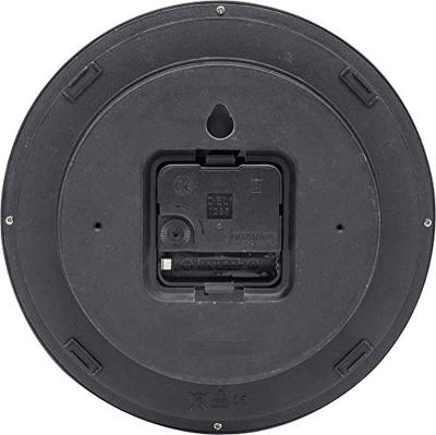 NeXtime NX-7321ZW Wandklok NXT Diameter 20cm Kunststof Zwart, Witte Wijzerplaat