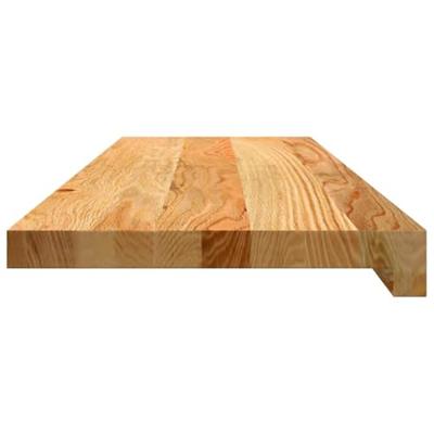 VidaXL Traptreden 4 st 80x30x2 cm massief eikenhout lichtbruin VidaXL Traptreden 4 st 80x30x2 cm massief eikenhout lichtbruin