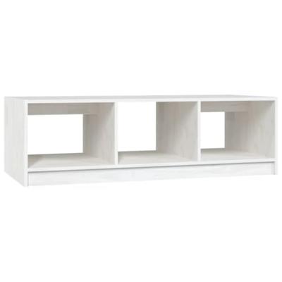 Salontafel 110x50x34 cm massief grenenhout wit Salontafel 110x50x34 cm massief grenenhout wit