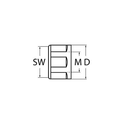 Promat/Tecwerk Spanmoer | ER 16 d. 28 SW 25 mm | met excenterring | passend voor spantanghouder ER - 4000833993 Promat/Tecwerk Spanmoer | ER 16 d. 28 SW 25 mm | met excenterring | passend voor spantanghouder ER - 4000833993