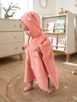 Badponcho baby personaliseerbaar Animal abrikoos - thumbnail