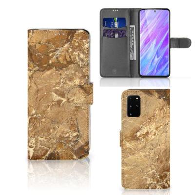Samsung Galaxy S20 Plus | Bookcase | Marmer Creme Samsung Galaxy S20 Plus | Bookcase | Marmer Creme