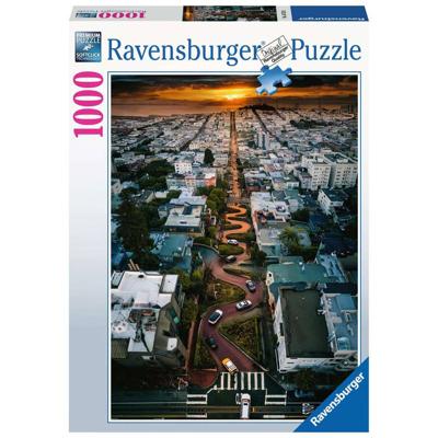 Ravensburger Puzzel San Francisco Lombard Street 1000 Stukjes Ravensburger Puzzel San Francisco Lombard Street 1000 Stukjes