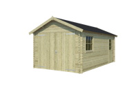 Garage Dillon 300x540 Olijfgroen Geimpregneerd Outdoor Life - Outdoor life - thumbnail