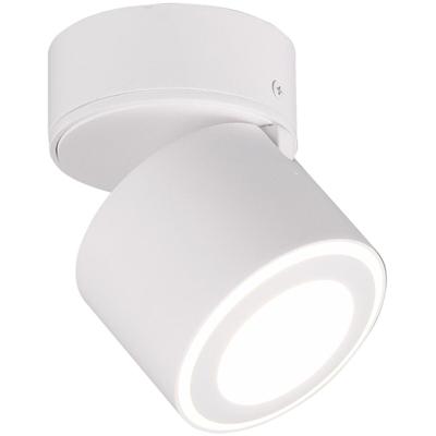 LED Plafondspot 4W - Warm Wit 3000K - Rond Mat Wit Aluminium
