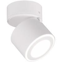LED Plafondspot 4W - Warm Wit 3000K - Rond Mat Wit Aluminium - thumbnail