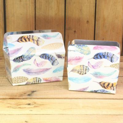 Bonbon doosjes - Chocolade doosje - Veren laag - 24 stuks