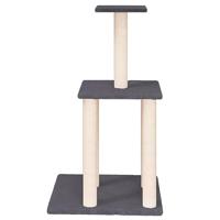 VidaXL Kattenmeubel met sisal krabpalen 85,5 cm donkergrijs - thumbnail