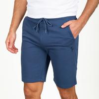 Heren Sweatshort Nes | Jeansblauw - thumbnail