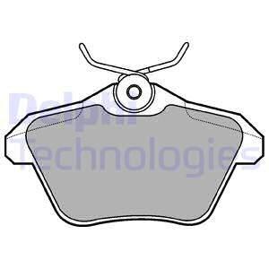 Remblokkenset, schijfrem LP1018 Remblokkenset, schijfrem LP1018