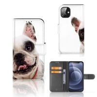 Apple iPhone 12 Mini | Telefoonhoesje | Met pasjeshouder | Franse Bulldog - thumbnail