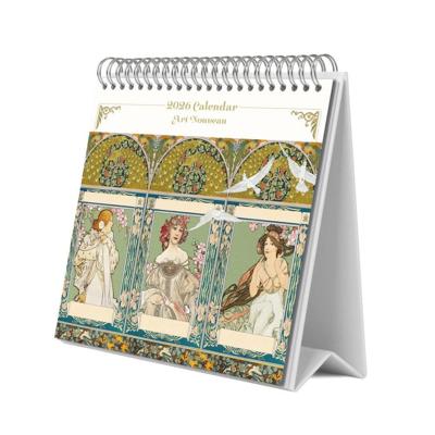Art Nouveau Desk Kalender 2026