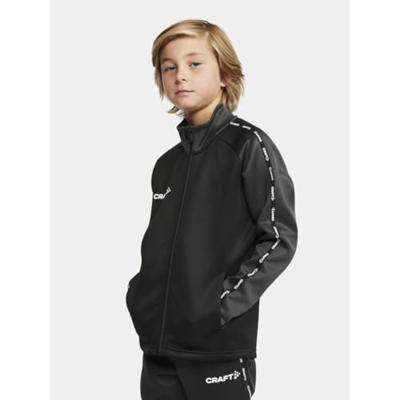 Craft 1912730 Squad 2.0 Full Zip Jr - Black/Granite - 134/140 Craft 1912730 Squad 2.0 Full Zip Jr - Black/Granite - 134/140