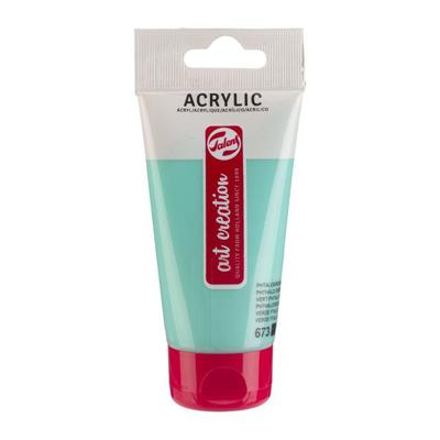 Acrylverf Talens Art Creation 673 phtalogroen licht tube à 75ml | 3 stuks Acrylverf Talens Art Creation 673 phtalogroen licht tube à 75ml | 3 stuks